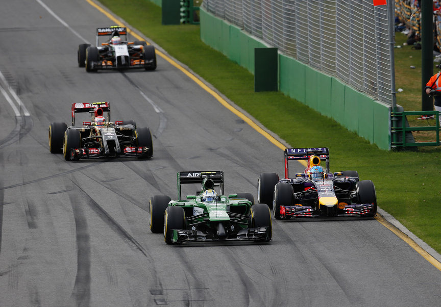 Marcus Ericsson gjorde en god figur i Melbourne inden olietrykket i Renault motoren satte en stopper for svenskerens debut
(Foto: Caterham F1 Team)